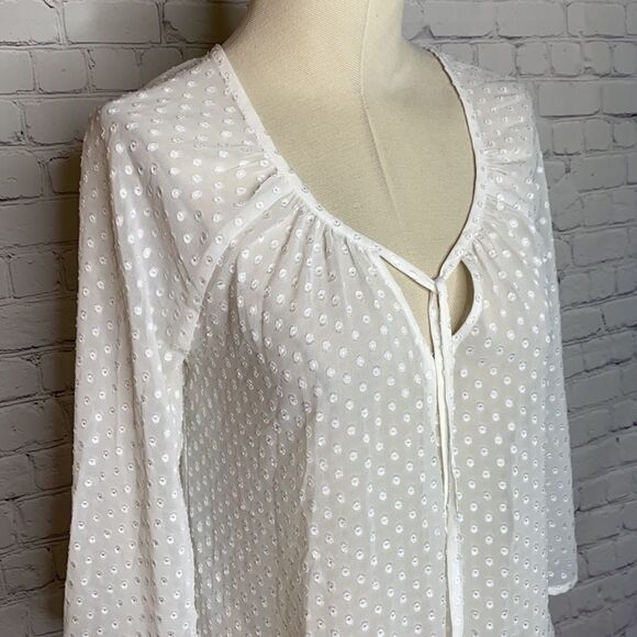 Rachel Zoe‎ Maternity Long Blouse Cover-Up White S - Picture 3 of 7
